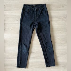 Frank & Oak Black Straight Jeans